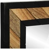 Sieninis veidrodis Stačiakampio Juoda ir Ruda 50 x 2 x 90 cm