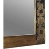 Sieninis veidrodis Stačiakampio Lazdynų rudas 70 x 50 cm