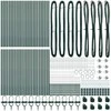 Tvorelės stulpas 52 pcs Pilka 3,2 x 3,2 x 100 cm