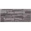 Sienų plokštės 10 pcs Antracitas 100 x 25 cm EPS putos