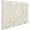 Sienų plokštės 10 pcs Balta 100 x 50 cm EPS putos