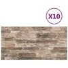 Sienų plokštės 10 pcs Įvairiaspalvis 100 x 50 cm EPS putos