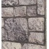 Sienų plokštės 10 pcs Pilka ir balta 100 x 50 cm EPS putos