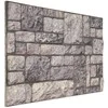 Sienų plokštės 10 pcs Pilka ir balta 100 x 50 cm EPS putos