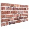 Sienų plokštės 10 pcs Raudona 100 x 50 cm EPS putos