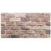 Sienų plokštės 10 pcs Ruda ir pilka 100 x 50 cm EPS putos