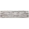 Sienų plokštės 10 pcs Šviesiai pilka 100 x 25 cm EPS putos