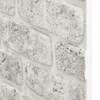 Sienų plokštės 10 pcs Šviesiai pilka 100 x 50 cm EPS putos