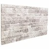 Sienų plokštės 10 pcs Šviesiai pilka ir balta. 100 x 50 cm