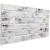 Sienų plokštės 10 pcs Šviesiai pilka ir juoda 100 x 50 cm