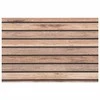 Sienų plokštės 5 pcs Šviesiai rudas 100 x 50 cm EPS putos