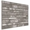 Sienų plokštės 10 pcs Tamsiai pilka 100 x 50 cm EPS putos