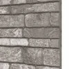 Sienų plokštės 10 pcs Tamsiai pilka 100 x 50 cm EPS putos