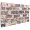 Sienų plokštės 10 pcs Tamsiai rudas 100 x 50 cm EPS putos