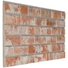 Sienų plokštės 10 vnt. 100 x 50 cm Oranžinė EPS putos