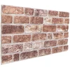 Sienų plokštės 10 vnt. 100 x 50 cm Ruda EPS putos