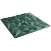 Sienų plokštės 12 pcs Amethyst Žalias 50 x 50 cm XPS Putplastis