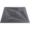 Sienų plokštės 12 pcs Star Pilkas 50 x 50 cm XPS Putplastis