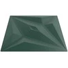 Sienų plokštės 12 pcs Star Žalias 50 x 50 cm XPS Putplastis