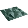 Sienų plokštės 12 vnt. 50 x 50 cm Diamond Žalias XPS Putplastis