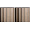 Sienų plokštės 2 pcs Ruda 60,5 x 60 cm