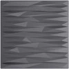 Sienų plokštės 24 pcs Akmens pilka 50 x 50 cm XPS Putplastis