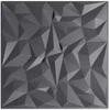 Sienų plokštės 24 pcs Amethyst Pilkas 50 x 50 cm XPS Putplastis