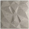 Sienų plokštės 24 pcs Betono pilka 50 x 50 cm XPS Putplastis