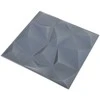 Sienų plokštės 24 pcs Diamond Pilkas 50 x 50 cm XPS Putplastis