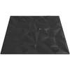 Sienų plokštės 24 pcs Juoda 50 x 50 cm XPS Putplastis