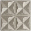 Sienų plokštės 24 pcs Origami Beton 50 x 50 cm XPS Putplastis