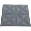 Sienų plokštės 24 pcs Origami Pilkas 50 x 50 cm XPS Putplastis