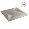 Sienų plokštės 24 pcs Star Beton 50 x 50 cm XPS Putplastis