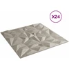 Sienų plokštės 24 vnt. 50 x 50 cm Amethyst Beton XPS Putplastis