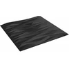 Sienų plokštės 24 vnt. 50 x 50 cm Juodas Akmuo XPS Putplastis