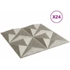 Sienų plokštės 24 vnt. 50 x 50 cm Origami Beton XPS Putplastis