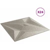 Sienų plokštės 24 vnt. 50 x 50 cm Star Beton XPS Putplastis