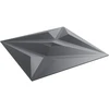 Sienų plokštės 24 vnt. 50 x 50 cm Star Pilkas XPS Putplastis