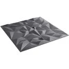 Sienų plokštės 48 pcs Amethyst Pilkas 50 x 50 cm XPS Putplastis