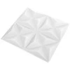 Sienų plokštės 48 pcs Origami Baltas 50 x 50 cm XPS Putplastis