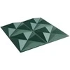 Sienų plokštės 48 pcs Origami Žalias 50 x 50 cm XPS Putplastis