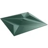 Sienų plokštės 48 pcs Star Žalias 50 x 50 cm XPS Putplastis