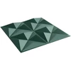 Sienų plokštės 48 vnt. 50 x 50 cm Origami Žalias XPS Putplastis