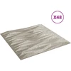 Sienų plokštės 48 vnt. 50 x 50 cm Stone Beton XPS Putplastis