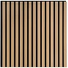 Sienų plokštės 8 pcs Natūrali 60,5 x 60 cm