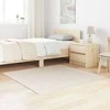 Neslystantis plaukuotas kilimas Kreminė 120 x 120 cm PP