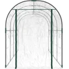Šiltnamis, skaidrus, 160x400x190 cm, PVC ir plienas
