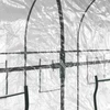 Šiltnamis, skaidrus, 160x400x190 cm, PVC ir plienas
