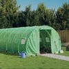 Šiltnamis su plieno rėmu, žalios spalvos, 14x3x2m, 42m²