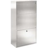 Siuntų dėžutė Sidabro 44 x 22 x 82 cm Nerūdijantis Plienas